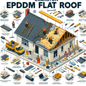 Cranston EPDM flat roof repair
