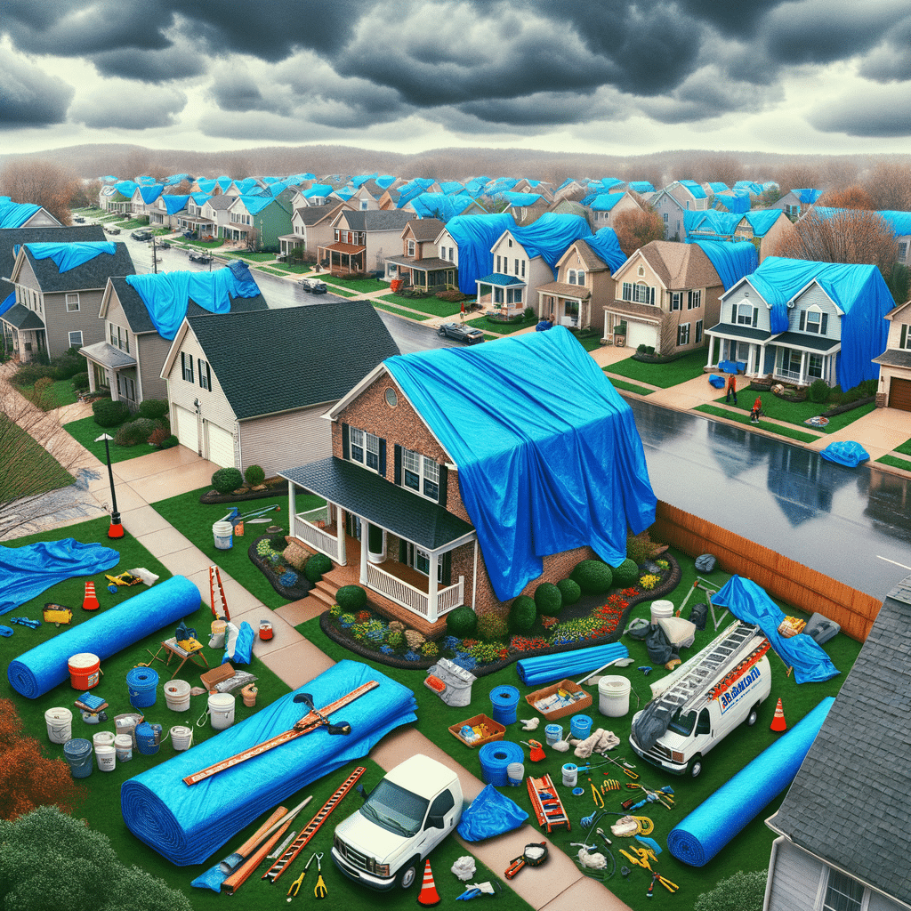 Middletown emergency tarping services